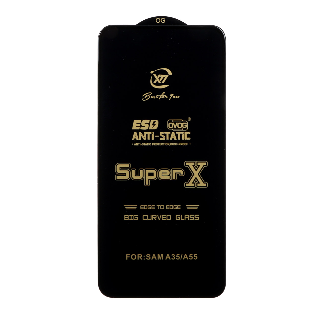 محافظ صفحه نمایش آنتی استاتیک Full Cover Super X مدل Samsung Galaxy A35 / A55